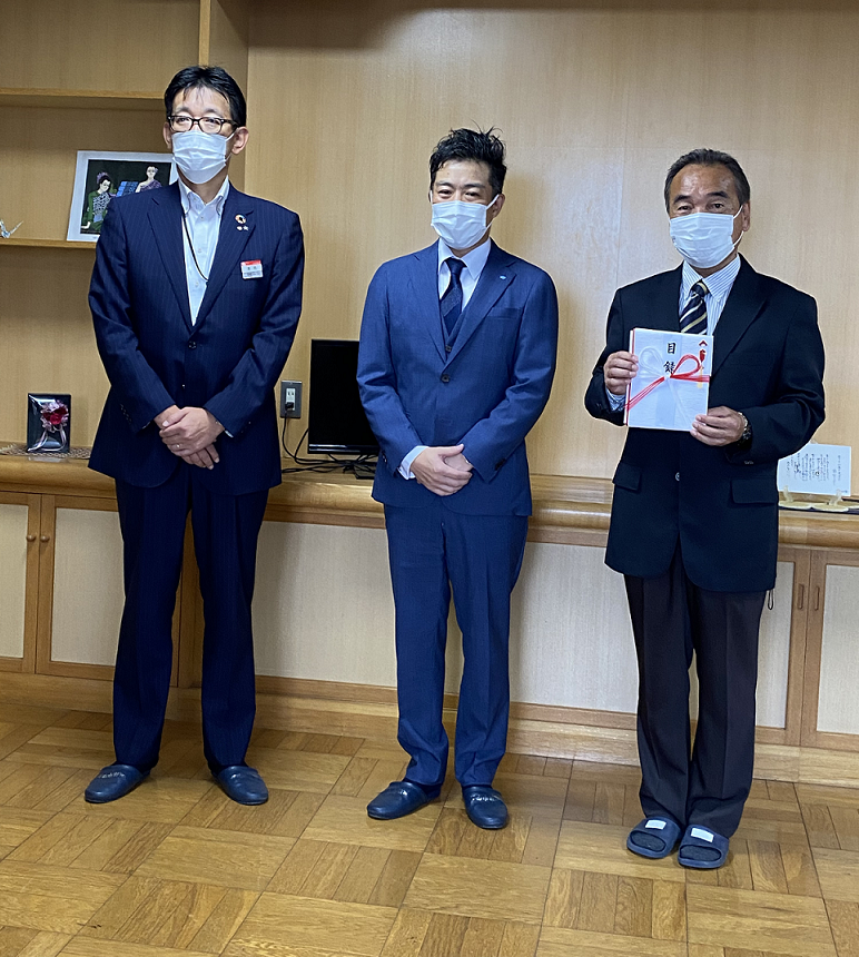 ごうぎんSDGs私募債(教育機関寄贈型)贈呈式