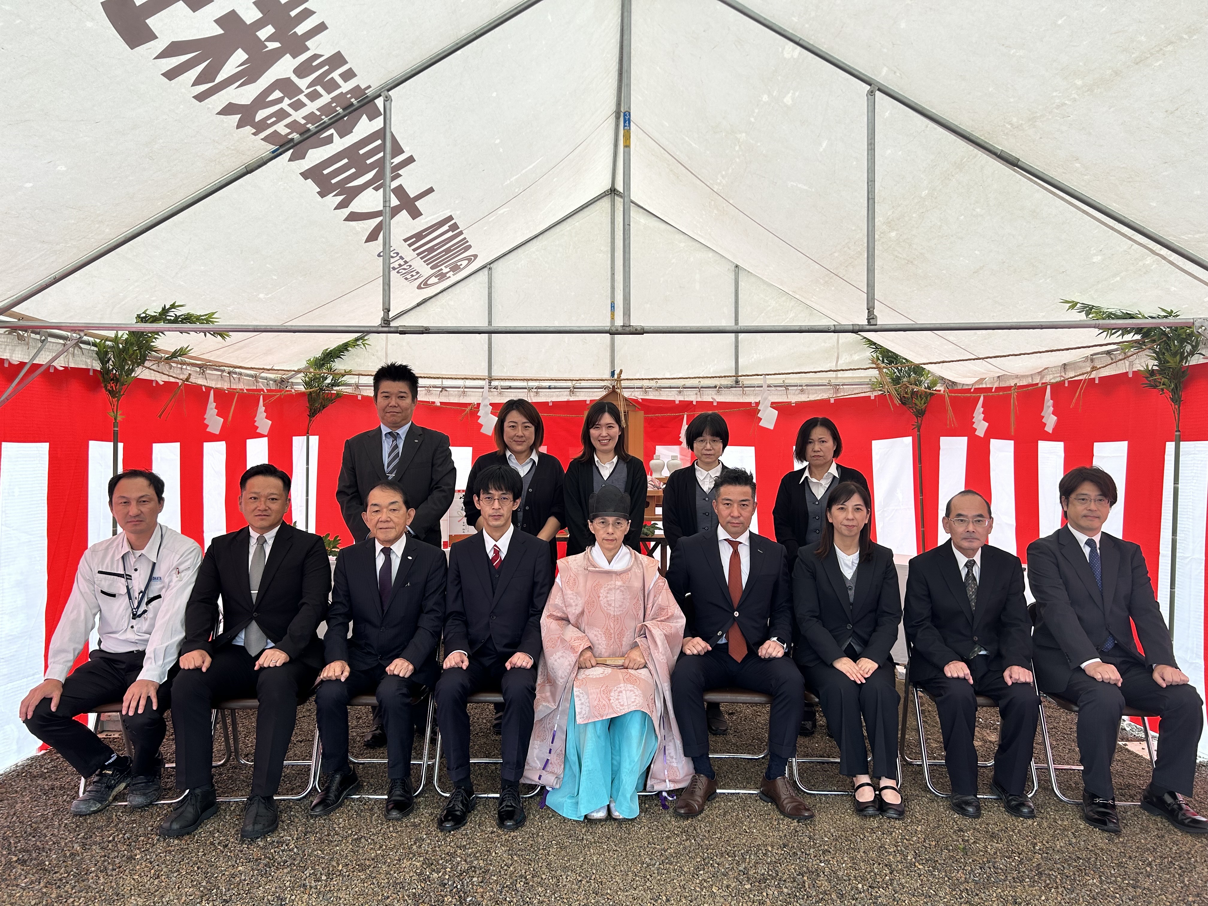 ひょうま本社　新社屋建設に伴う地鎮祭を執り行いました